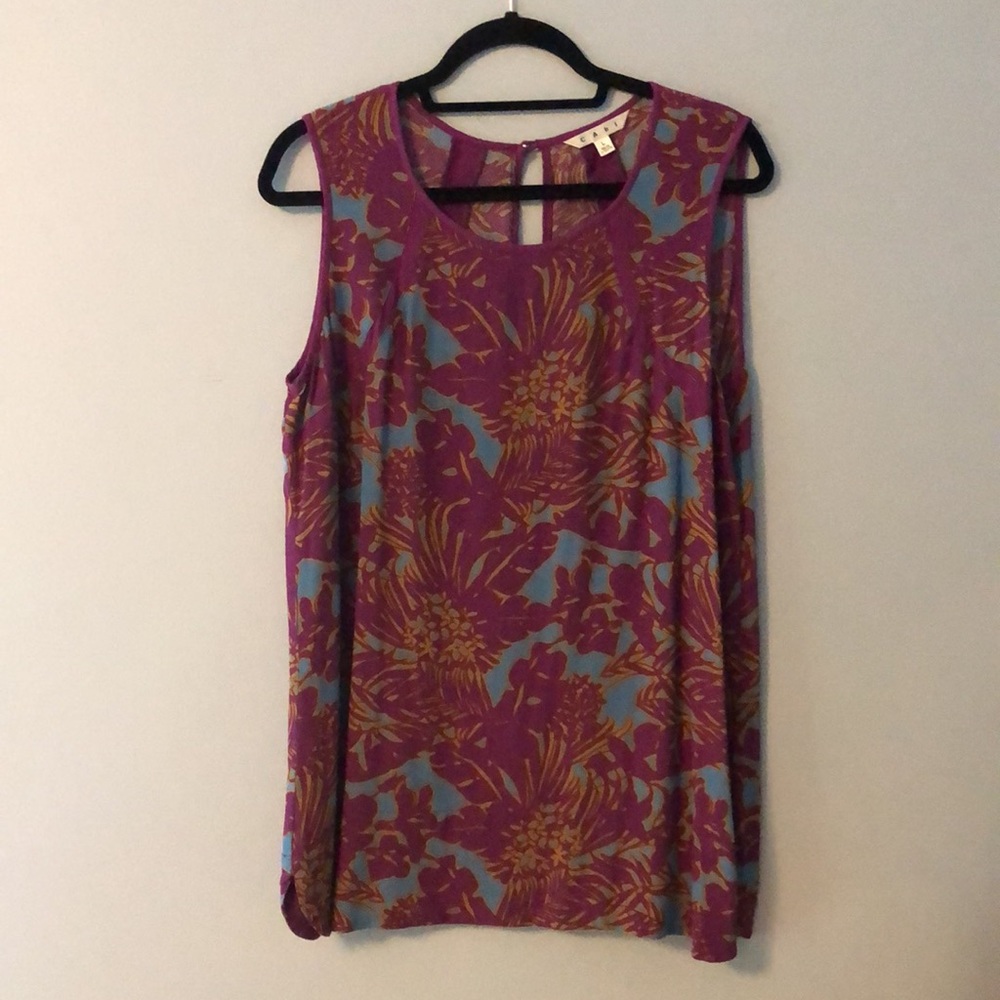 CAbi Tropical Tank: Purple, turquoise & gold 🌺